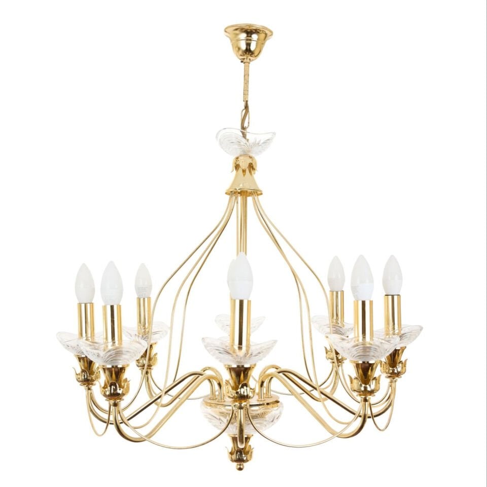 Fischer Leuchten marka 8'li Avize