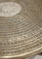 Eichholtz - Drum Thai Gümüş Sehpa