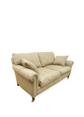 Vintage George Smith Elverdon Arm Cushion Back Stilinde İkili Kanepe