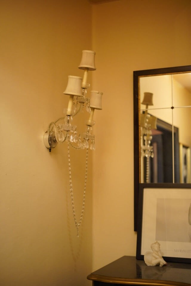 İkili Kristal 3-Kollu Aplik