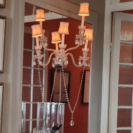 İkili Kristal 3-Kollu Aplik