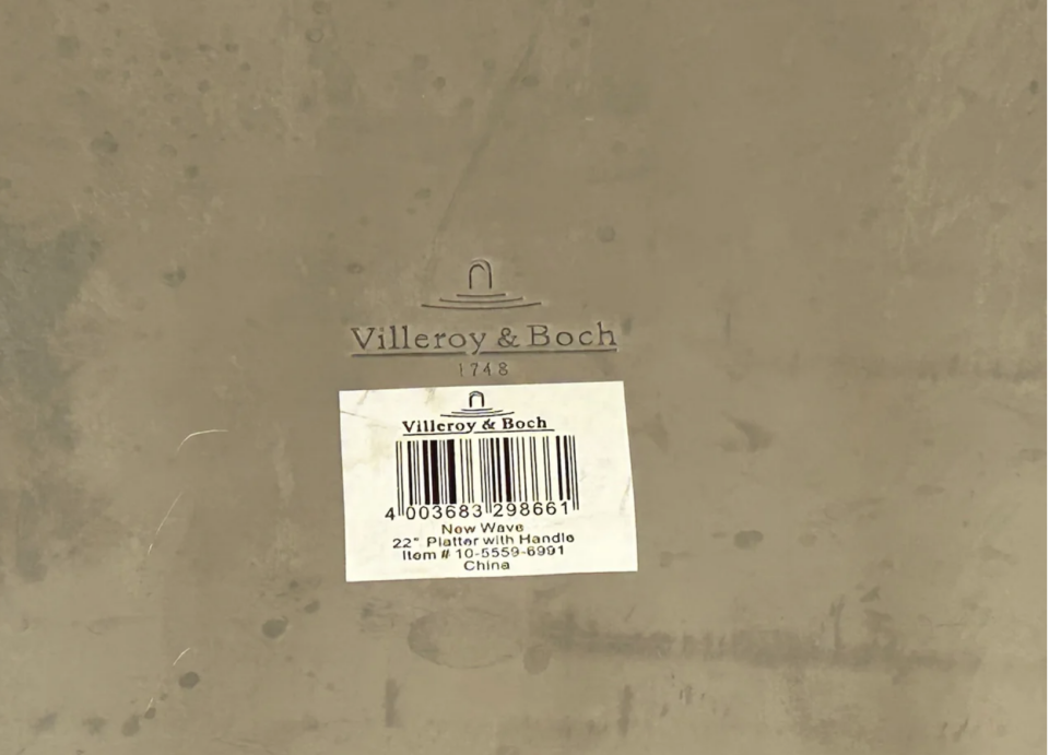 Çok Şık Villeroy & Boch NewWave Koleksiyonu Çelik Tepsi