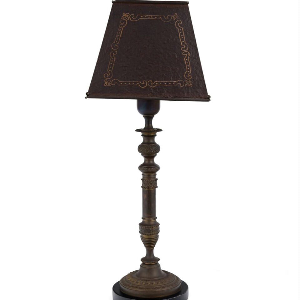 Leone Aliotti Bronz Abajur