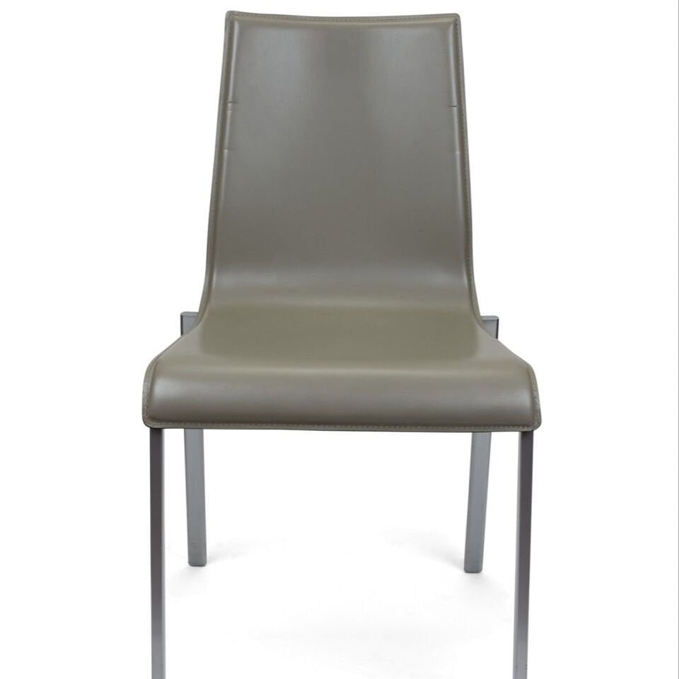 Ligne Roset Zoe Deri Sandalye Grubu - 8 Adet