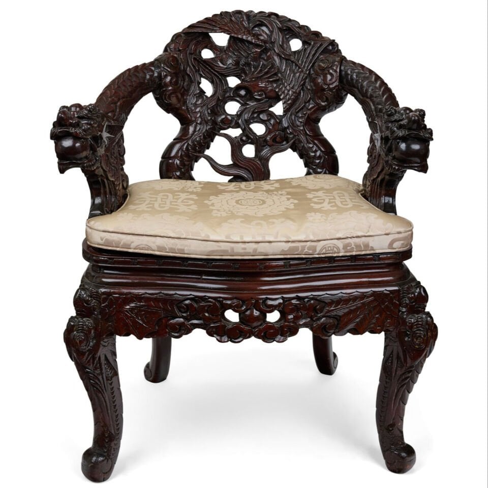Qing Hanedanlığı stili Çift Sandalye