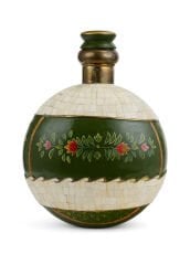 Yeşil El Boyama Kemik Şişe