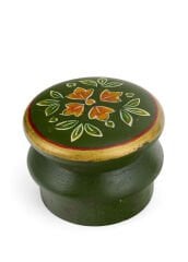 Yeşil El Boyama Kemik Şişe