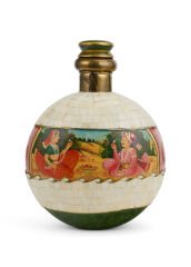 Figürlü El Boyama Kemik Şişe