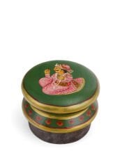 Figürlü El Boyama Kemik Şişe