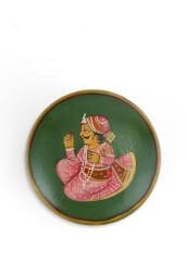 Figürlü El Boyama Kemik Şişe