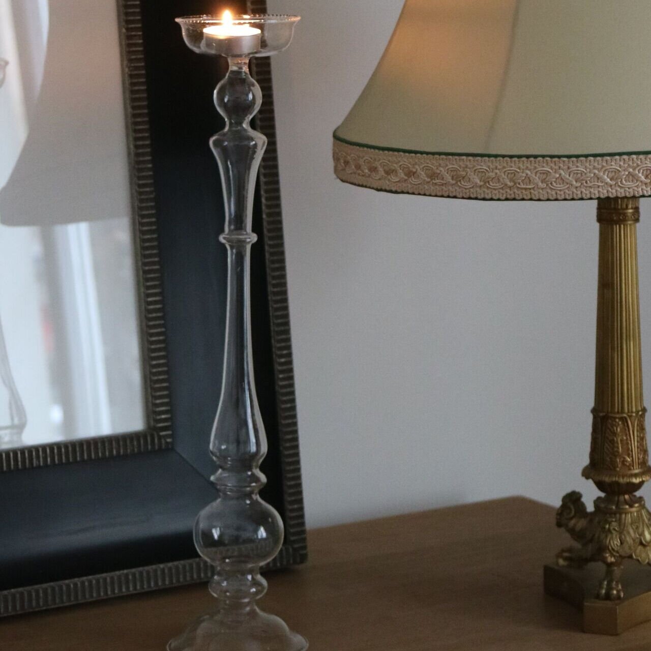 Üfleme Cam Uzun Mumluk