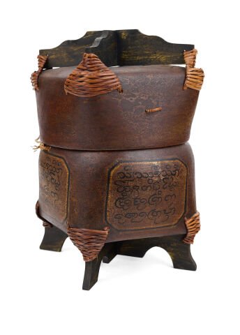 İkili Uzak Doğu Bambu Kutu