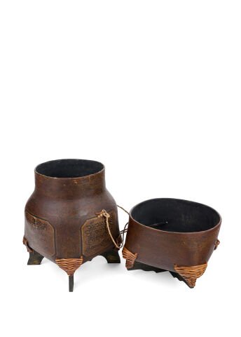 İkili Uzak Doğu Bambu Kutu