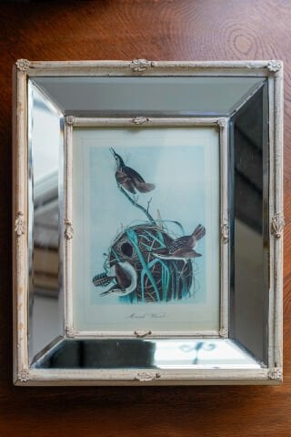 1840 Birds of America Baskı ve Two's Company Aynalı Çerçeve