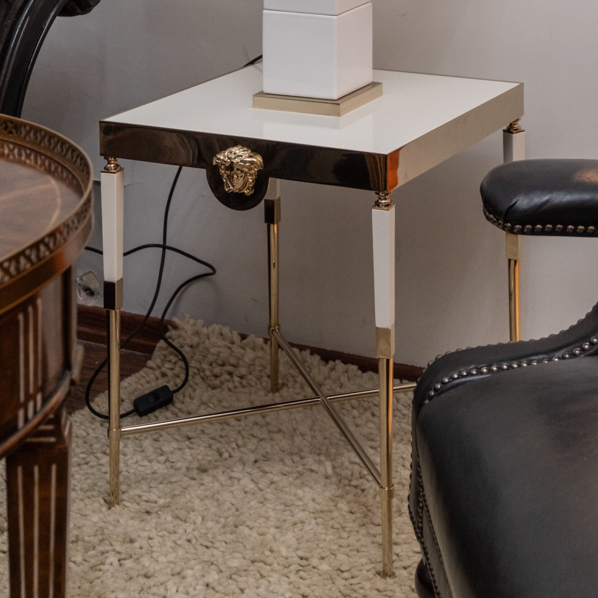 Versace Home Pirinç Sehpa