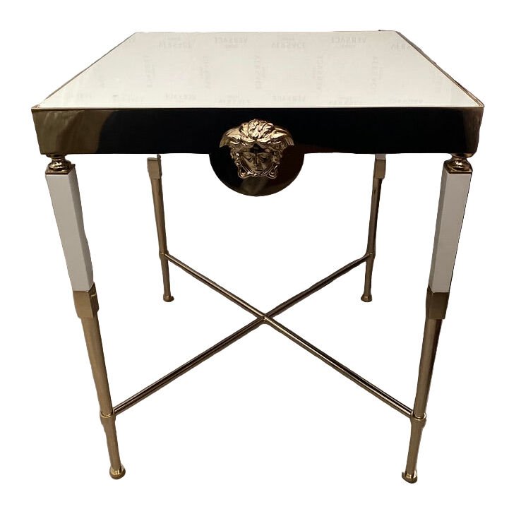 Versace Home stili Pirinç Sehpa