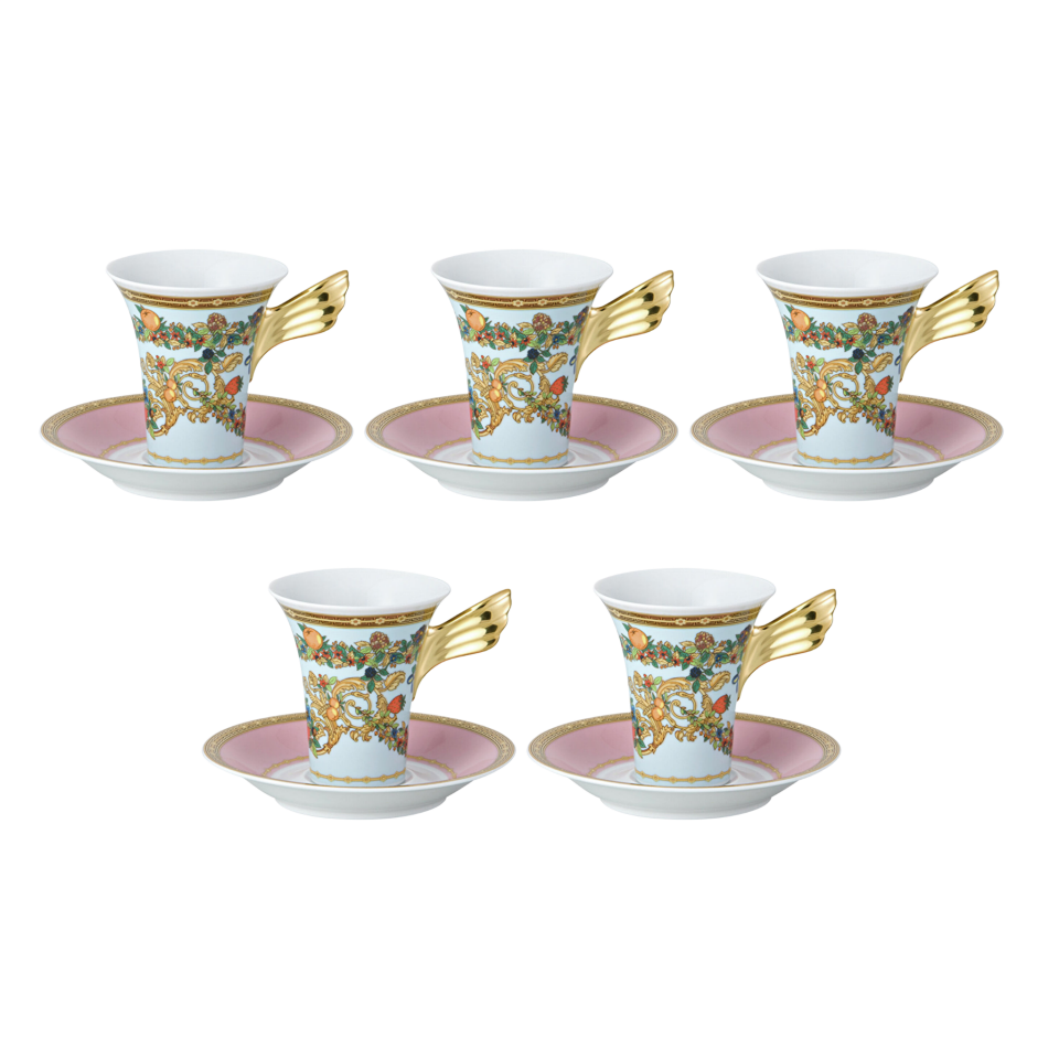 Le Jardin de Versace 5'li Espresso Takımı - Birim Fiyatıdır