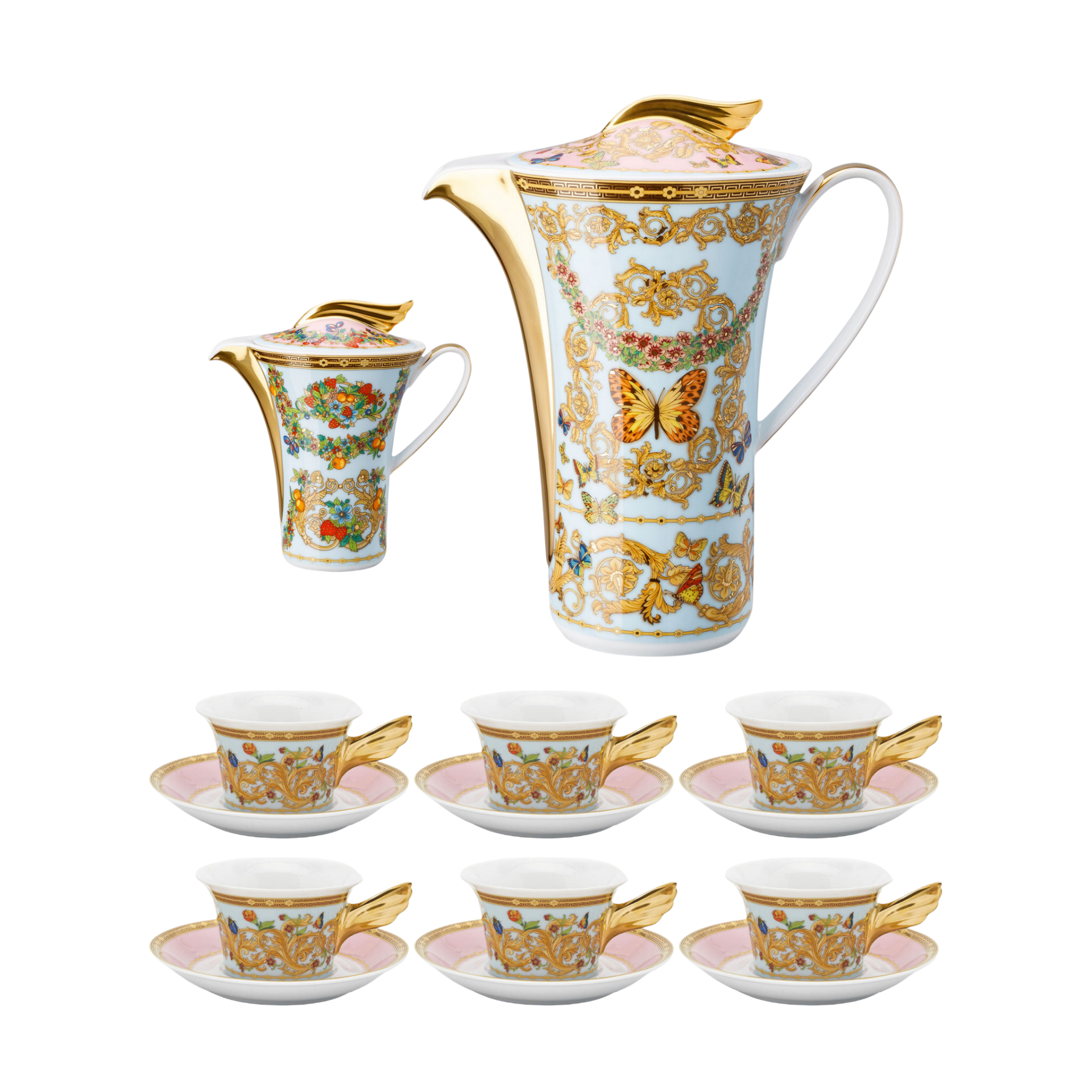 Le Jardin de Versace 8'li Kahve/Çay Fincan Takım