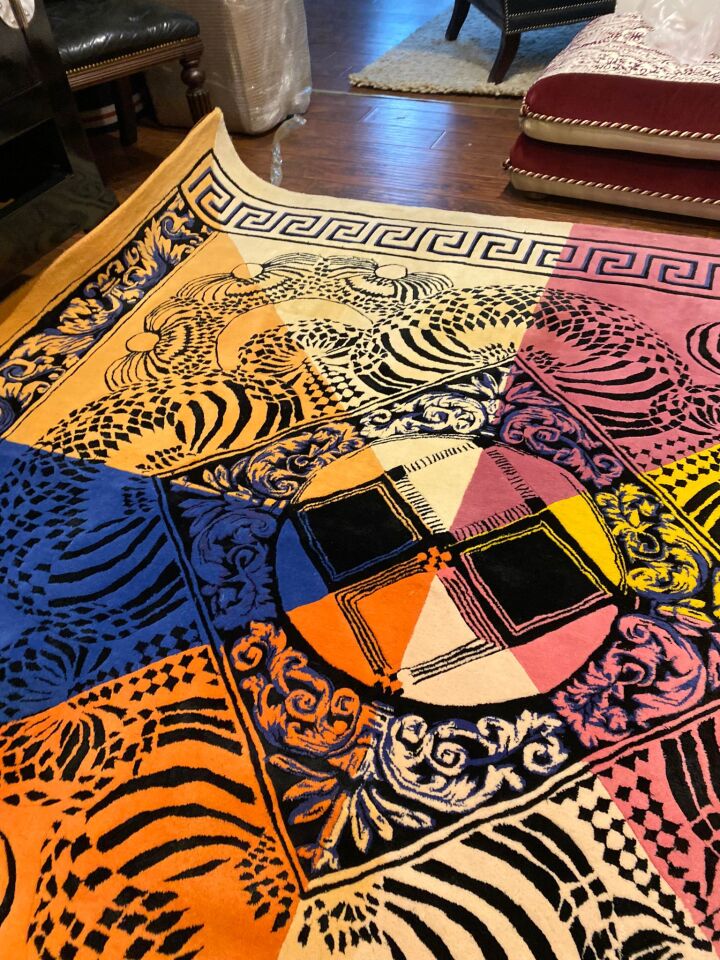 Versace Home Renkli Halı