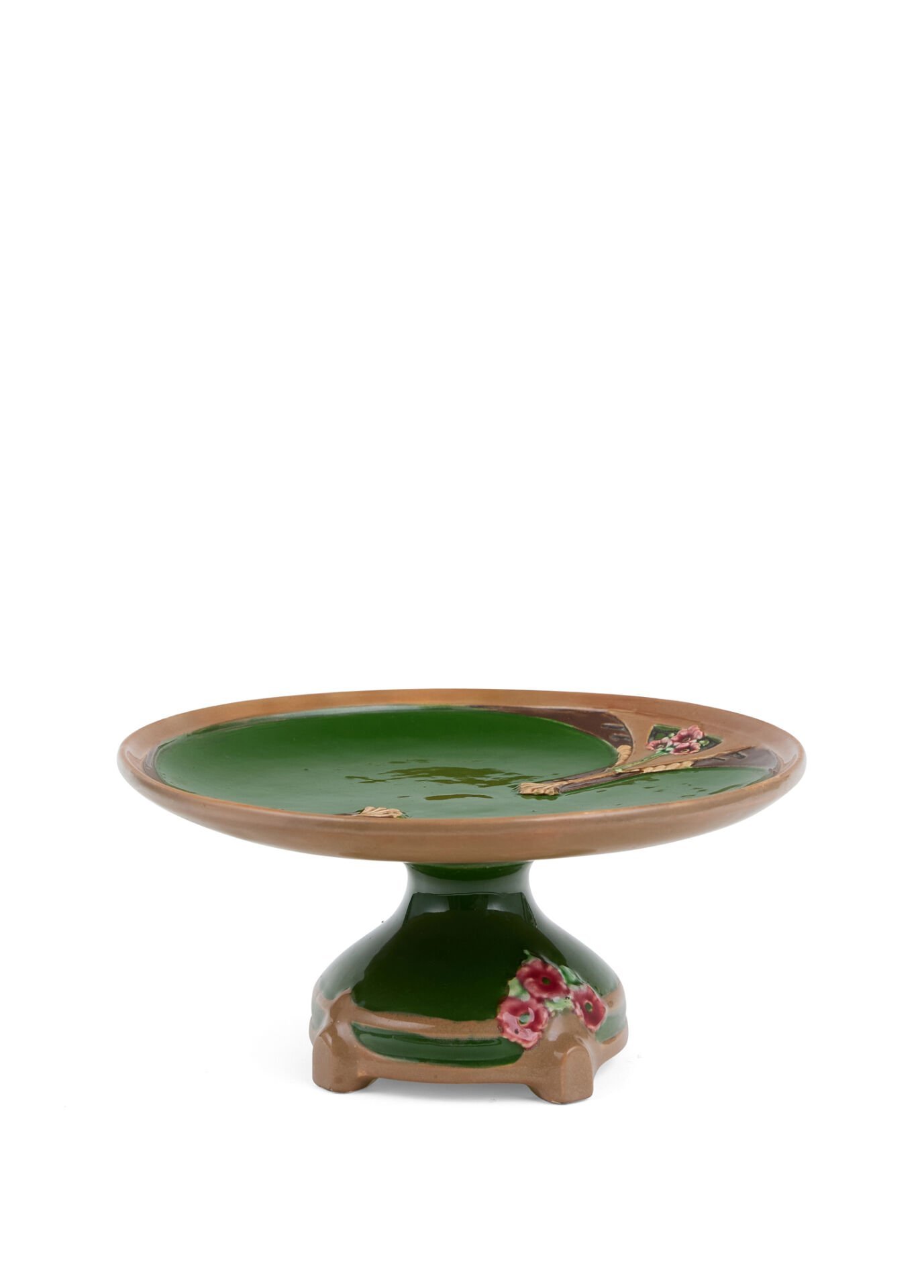 Ayaklı Yuvarlak Art Nouveau Servis