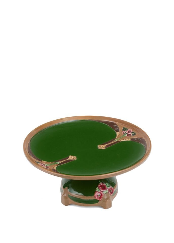 Ayaklı Yuvarlak Art Nouveau Servis