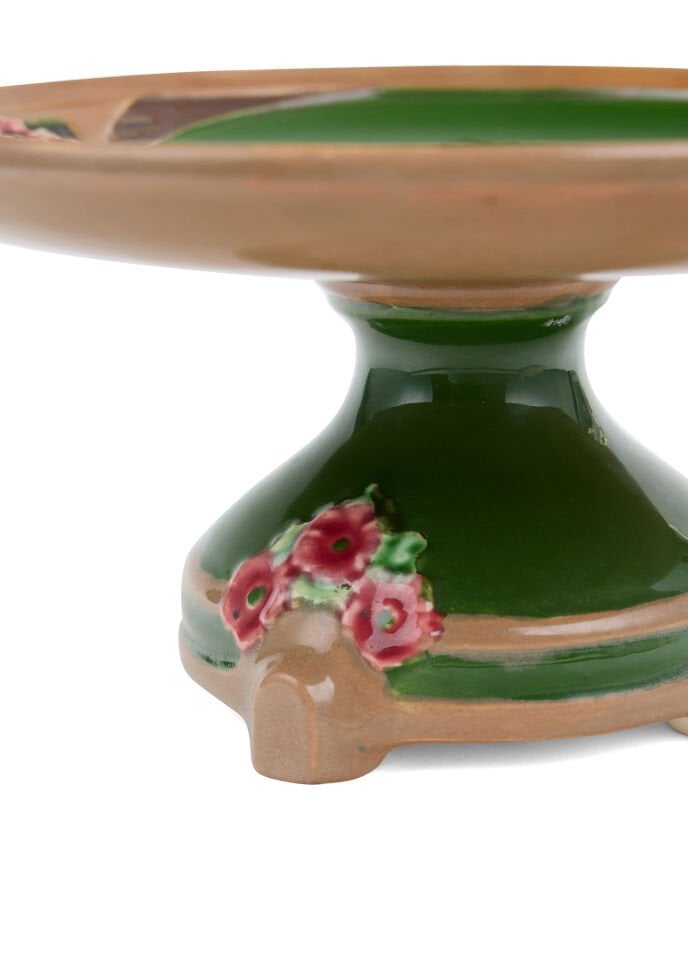 Ayaklı Yuvarlak Art Nouveau Servis