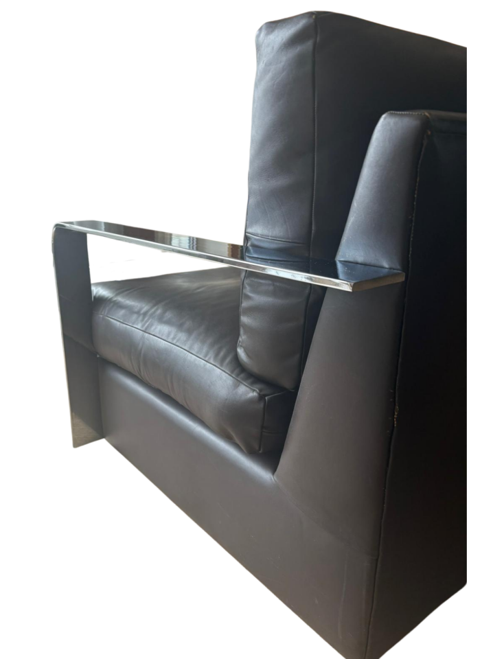 Ralph Lauren Stilinde Deri Koltuk ve Puf