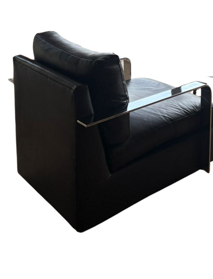 Ralph Lauren Stilinde Deri Koltuk ve Puf