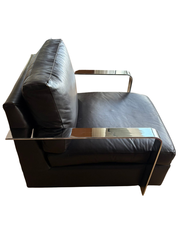 Ralph Lauren Stilinde Deri Koltuk ve Puf