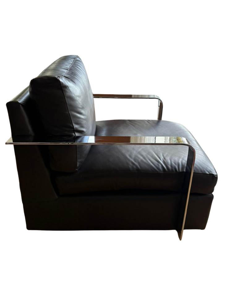 Ralph Lauren Stilinde Deri Koltuk ve Puf