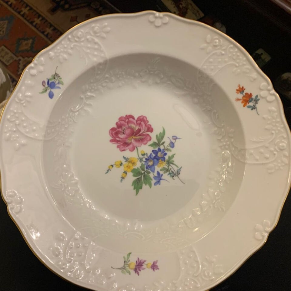 Meissen Spagetti Tabağı