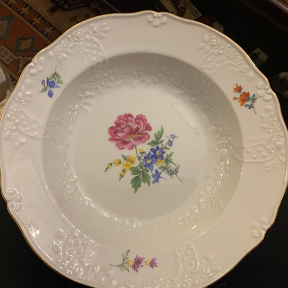 Meissen Spagetti Tabağı