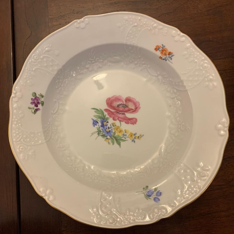 Meissen Spagetti Tabağı