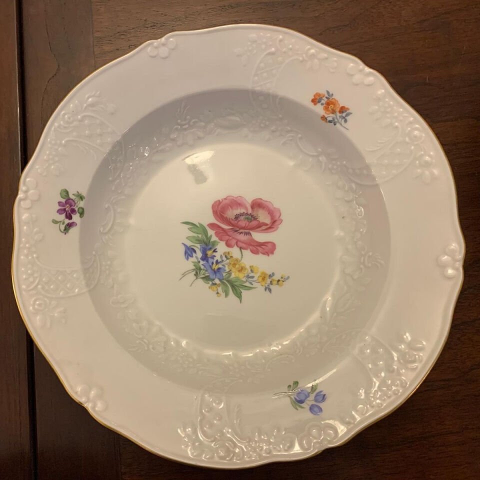 Meissen Spagetti Tabağı