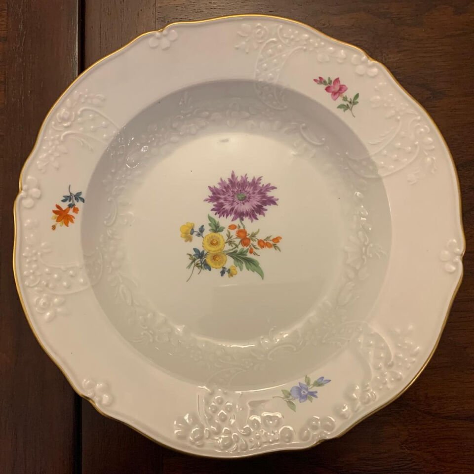 Meissen Spagetti Tabağı