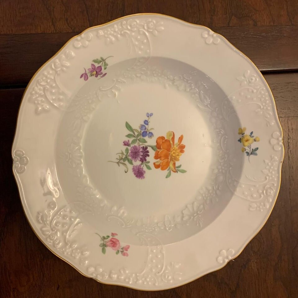 Meissen Spagetti Tabağı