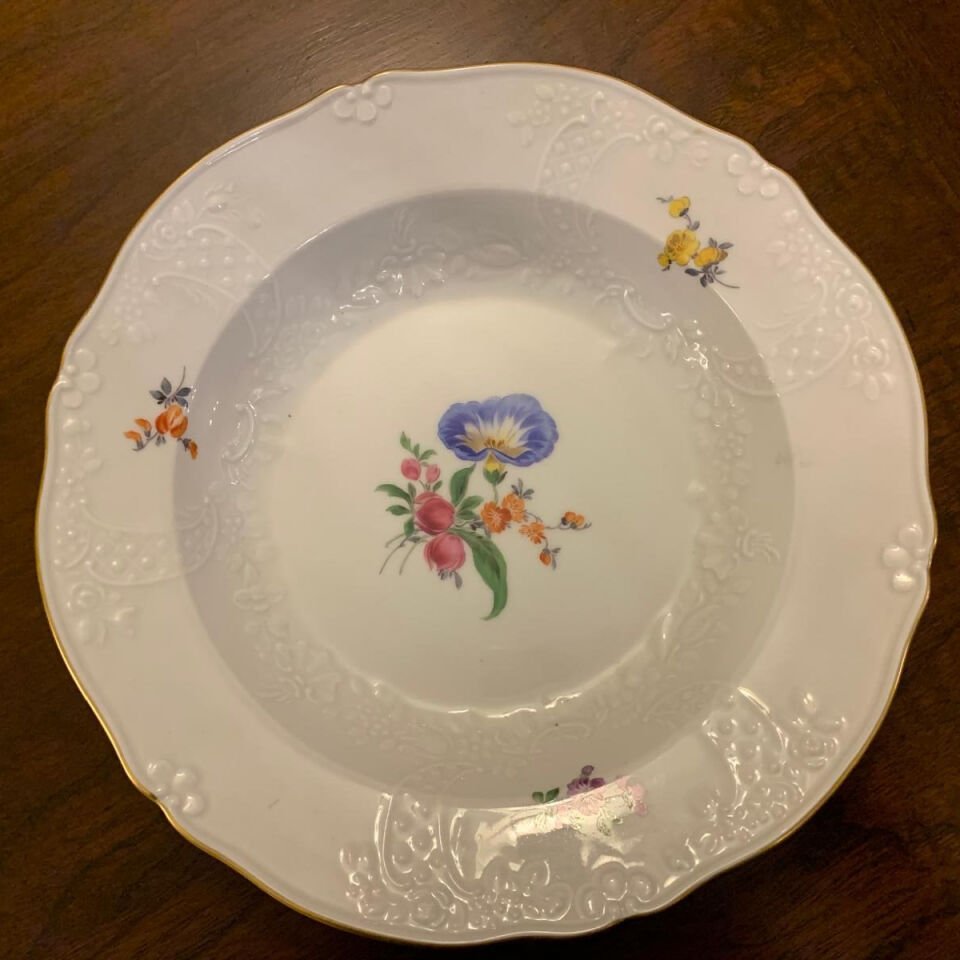 Meissen Spagetti Tabağı