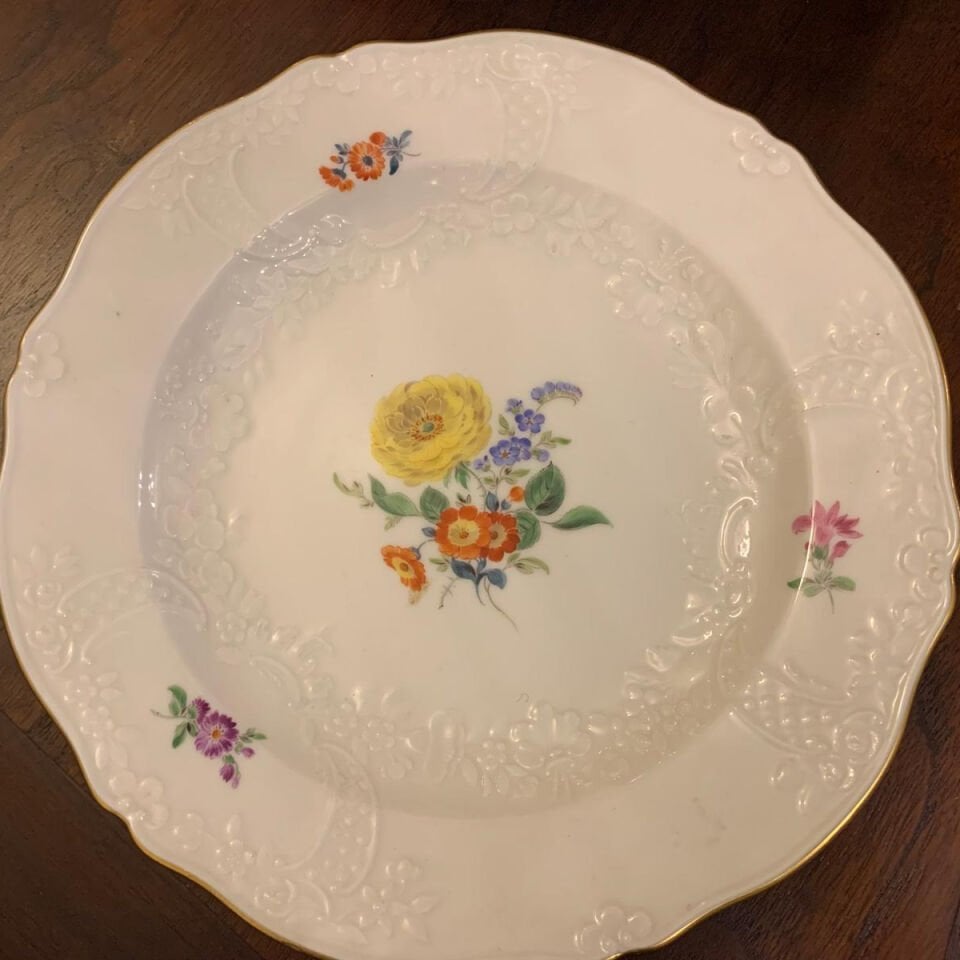 Meissen Spagetti Tabağı