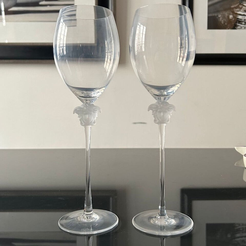 Medusa Lumiere Versace Çift Kadeh - Orijinal Kutusunda