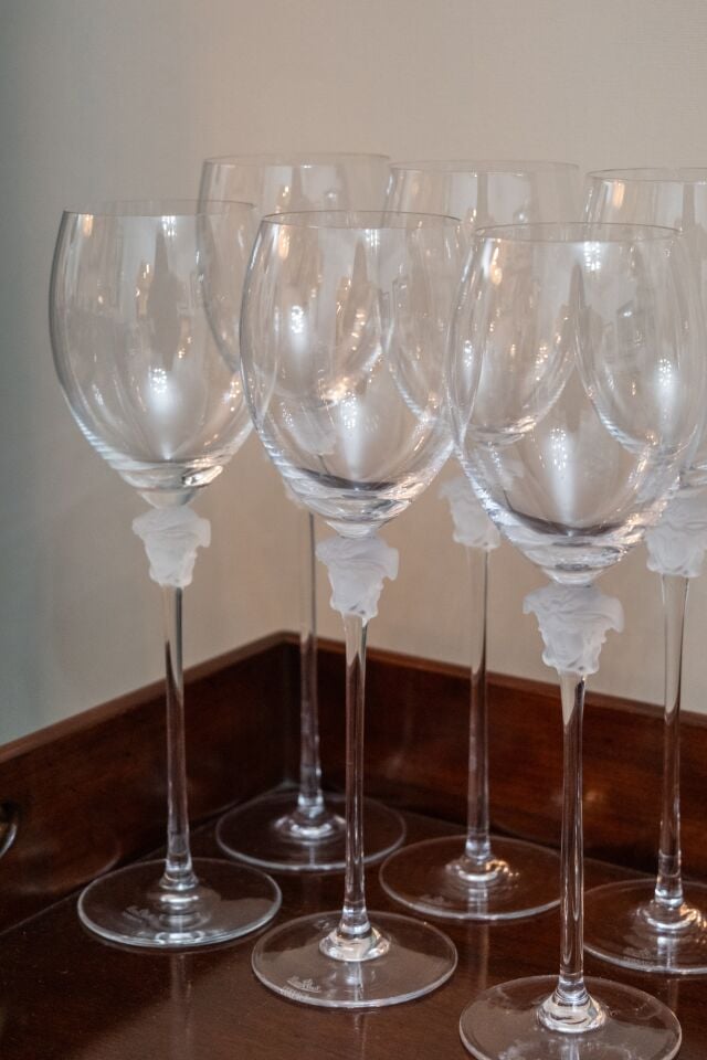 Medusa Lumiere Versace Beyaz Şarap Kadehi