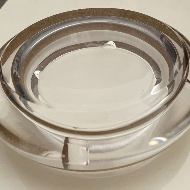 Moser Amethyst Art Çift Küllük