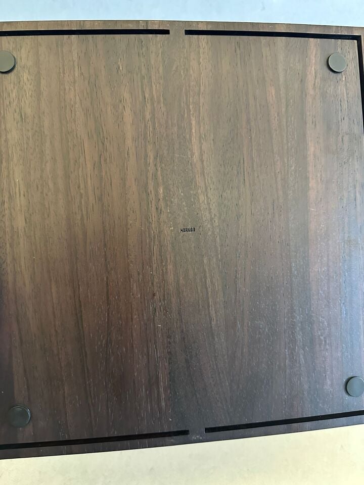 Hermes 4 Parçalı Ahşap Kase ve Kare Tepsi Uyumlu Set