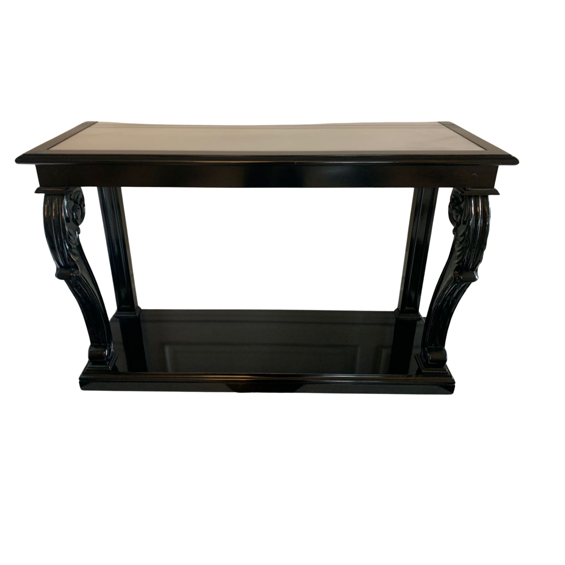 Mermer Tablalı Ahşap Konsol