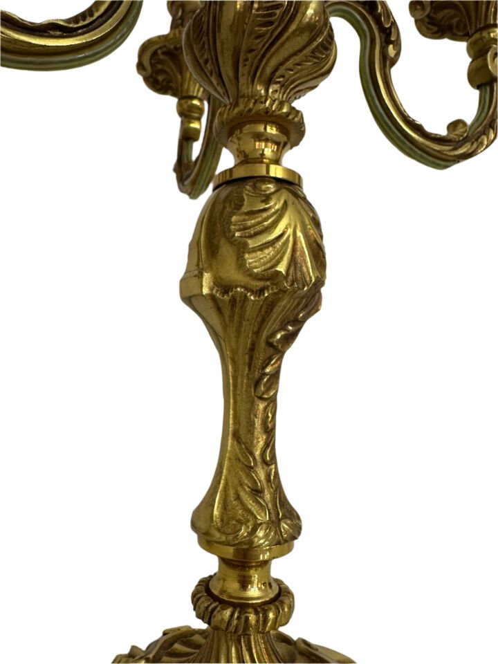 5 Kollu ikili Şamdan Abajur