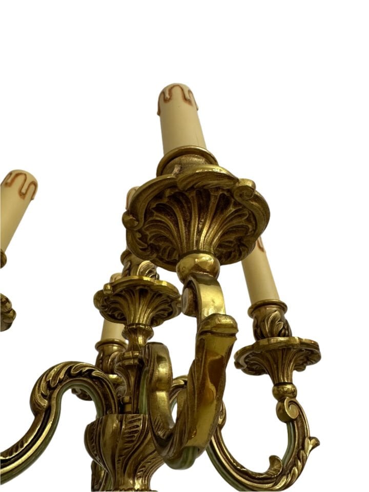 5 Kollu ikili Şamdan Abajur