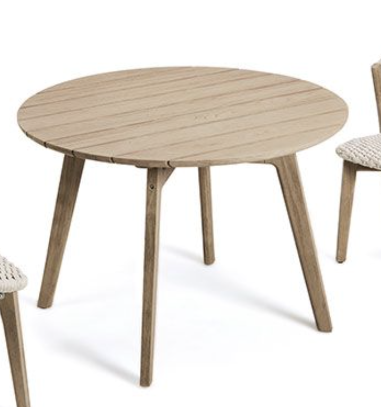 Ethimo Tik Yuvarlak Yemek Masası