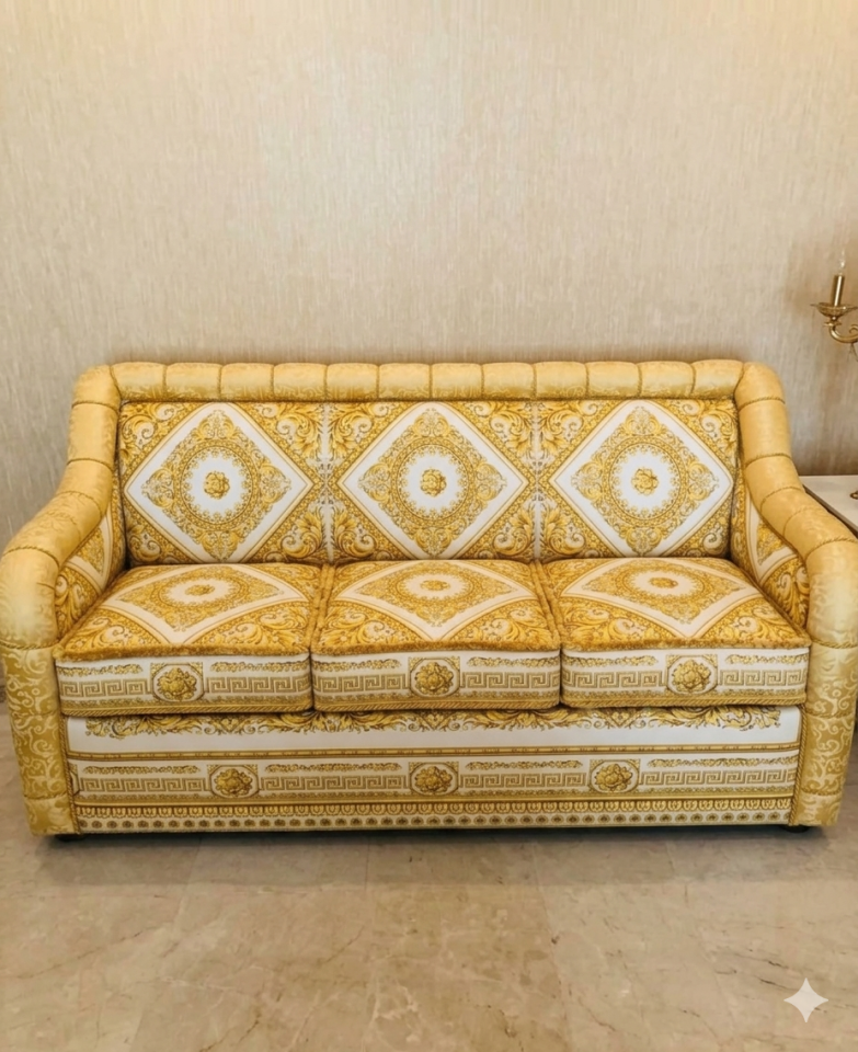 Versace Home Limited Edition Sarı Kanepe