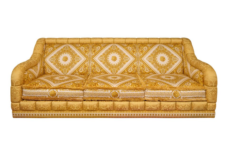 Versace Home Limited Edition Sarı Kanepe