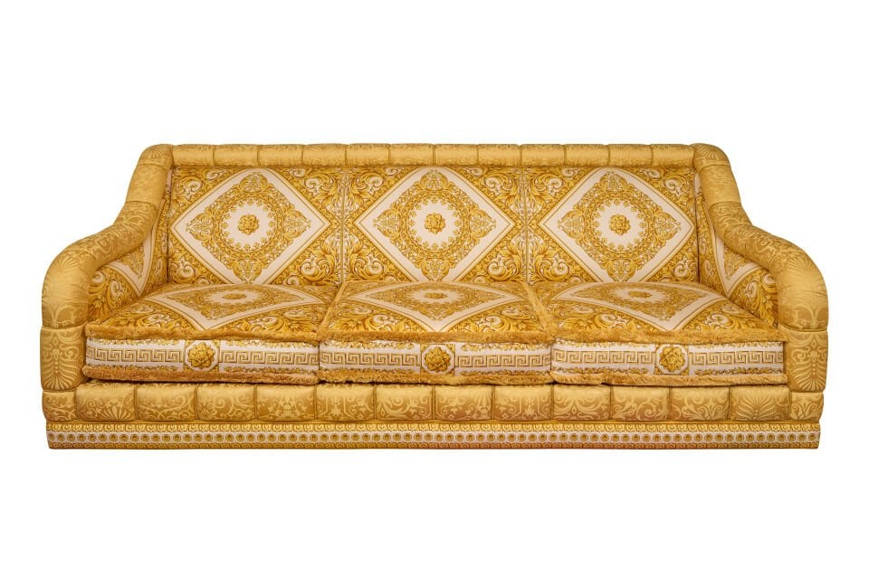 Versace Home Limited Edition Sarı Kanepe