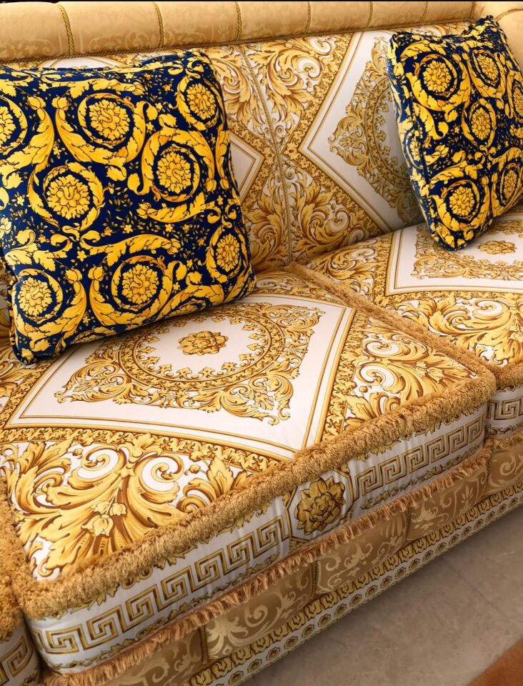 Versace Home Limited Edition Sarı Kanepe